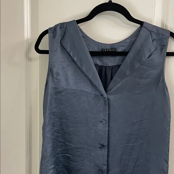 Theory Button-Down Blouse - Picture 3 of 6